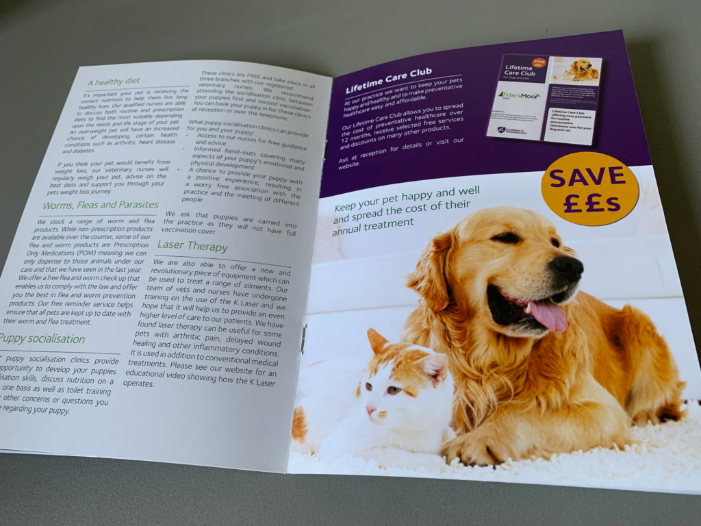 Booklets printed by Proprint 2K